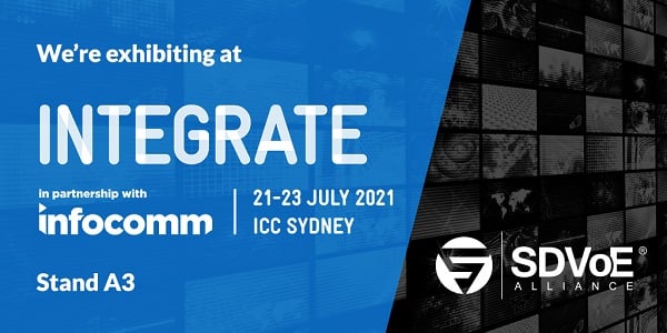 SDVoE Alliance at Integrate 2021